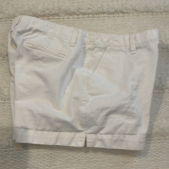 Vintage Y2K Old Navy white shorts 100% cotton pockets belt loops womens size 10 - Picture 10 of 12